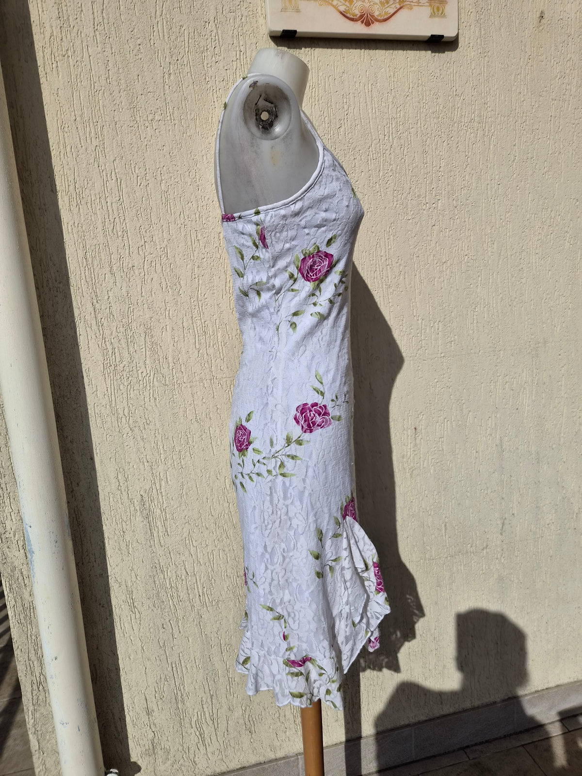 Robe florale blanche