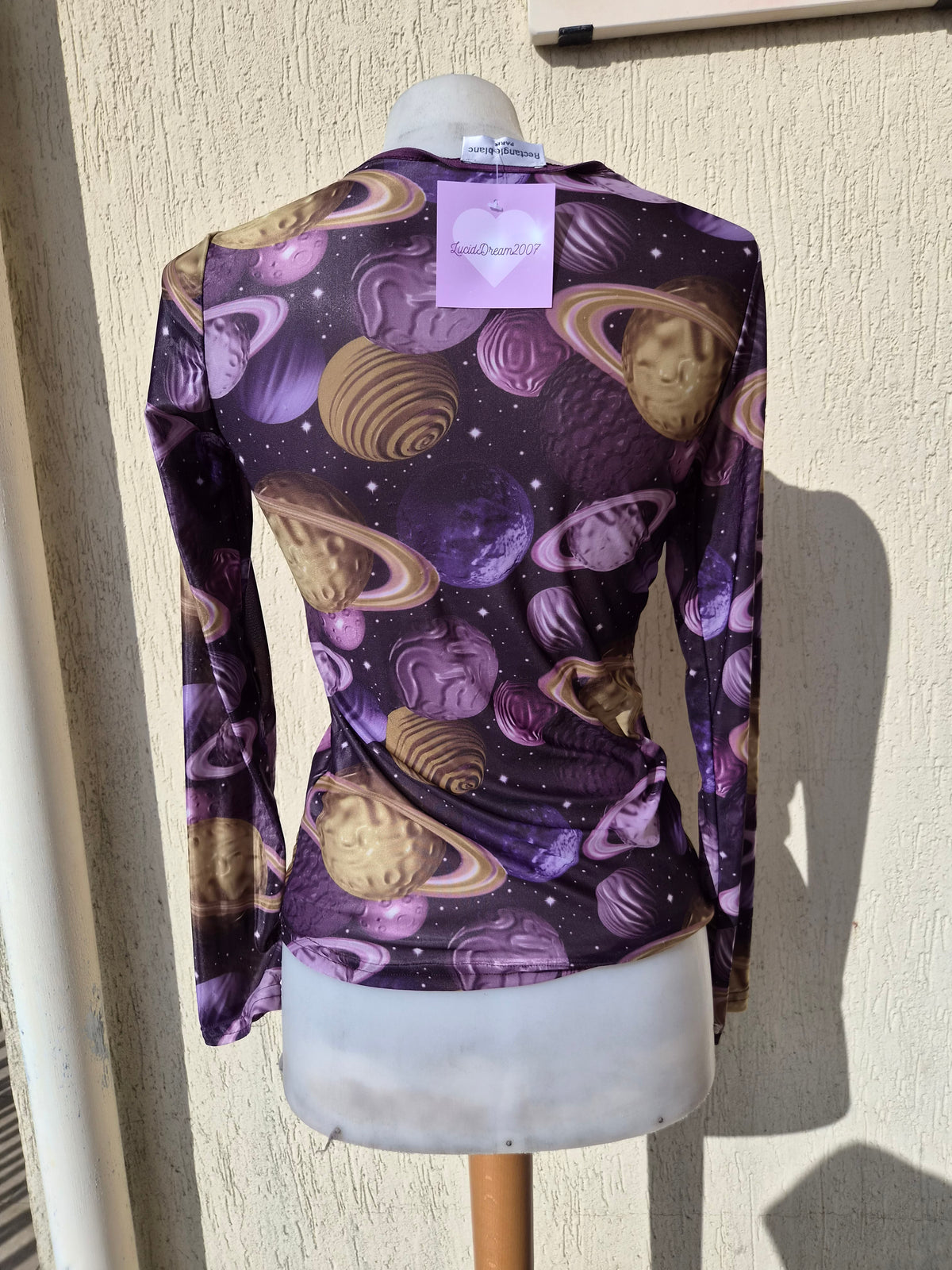Haut motif Galaxy Fabriqué en France