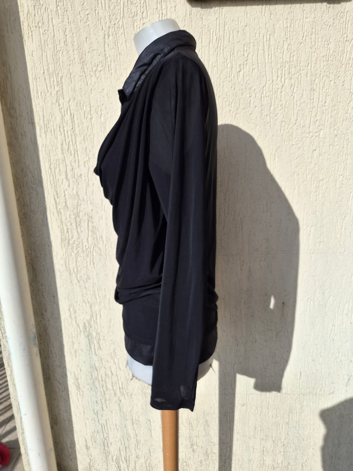 Haut effet superposition noir