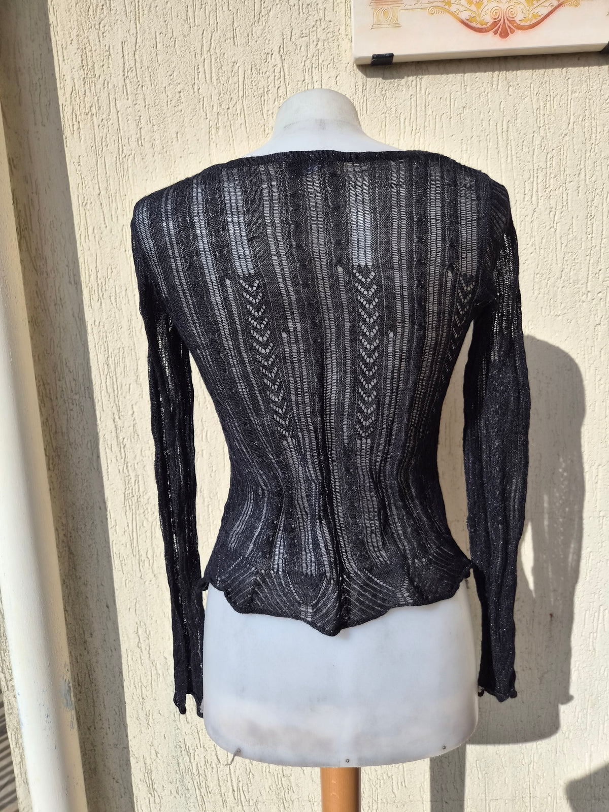 Haut en crochet détail floral