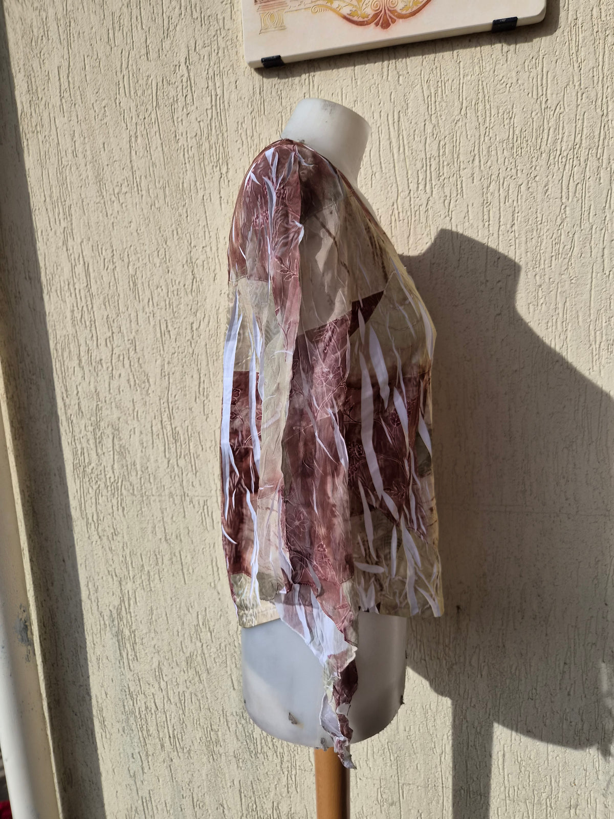 Haut effet froissé