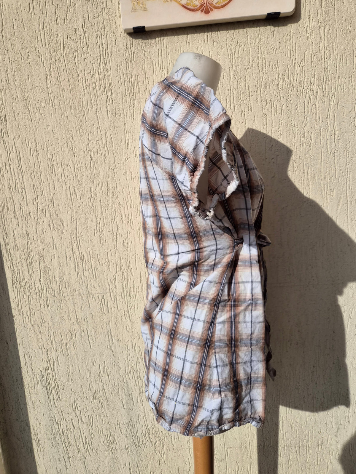 Tartan babydoll top