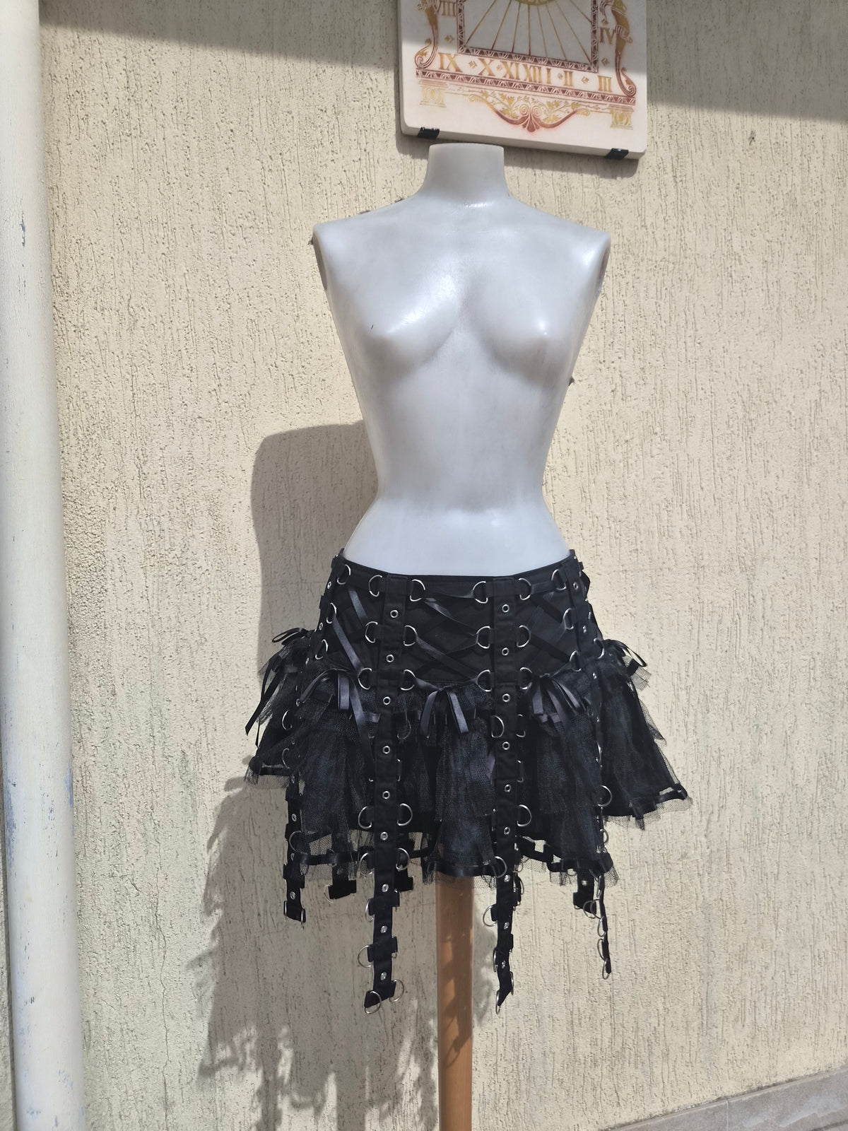 Chai Skirt noire Hell Bunny
