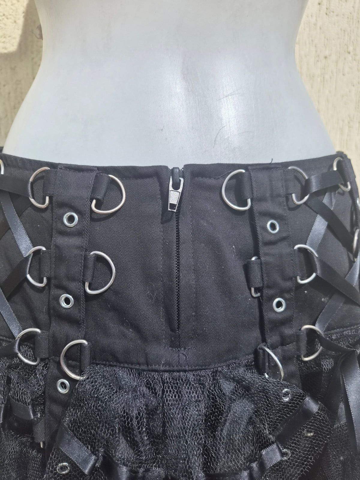 Chai Skirt noire Hell Bunny