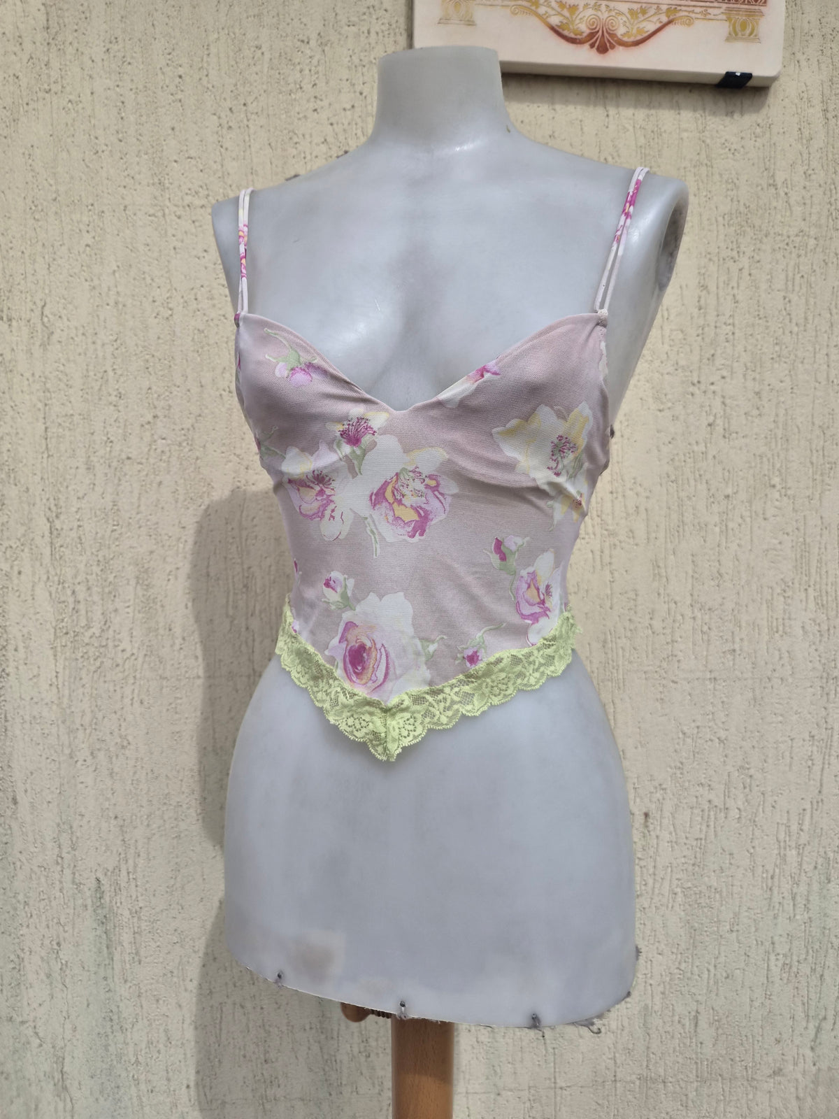 Haut lingerie voile floral