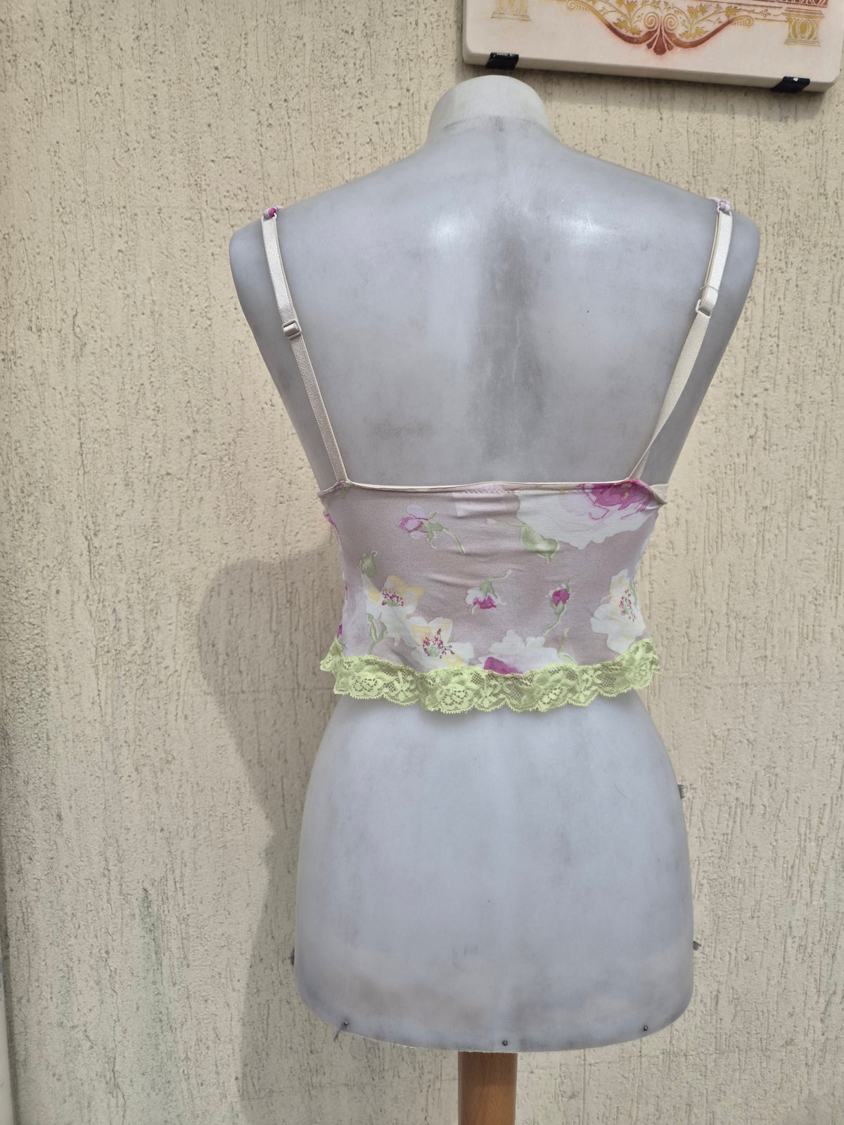 Haut lingerie voile floral
