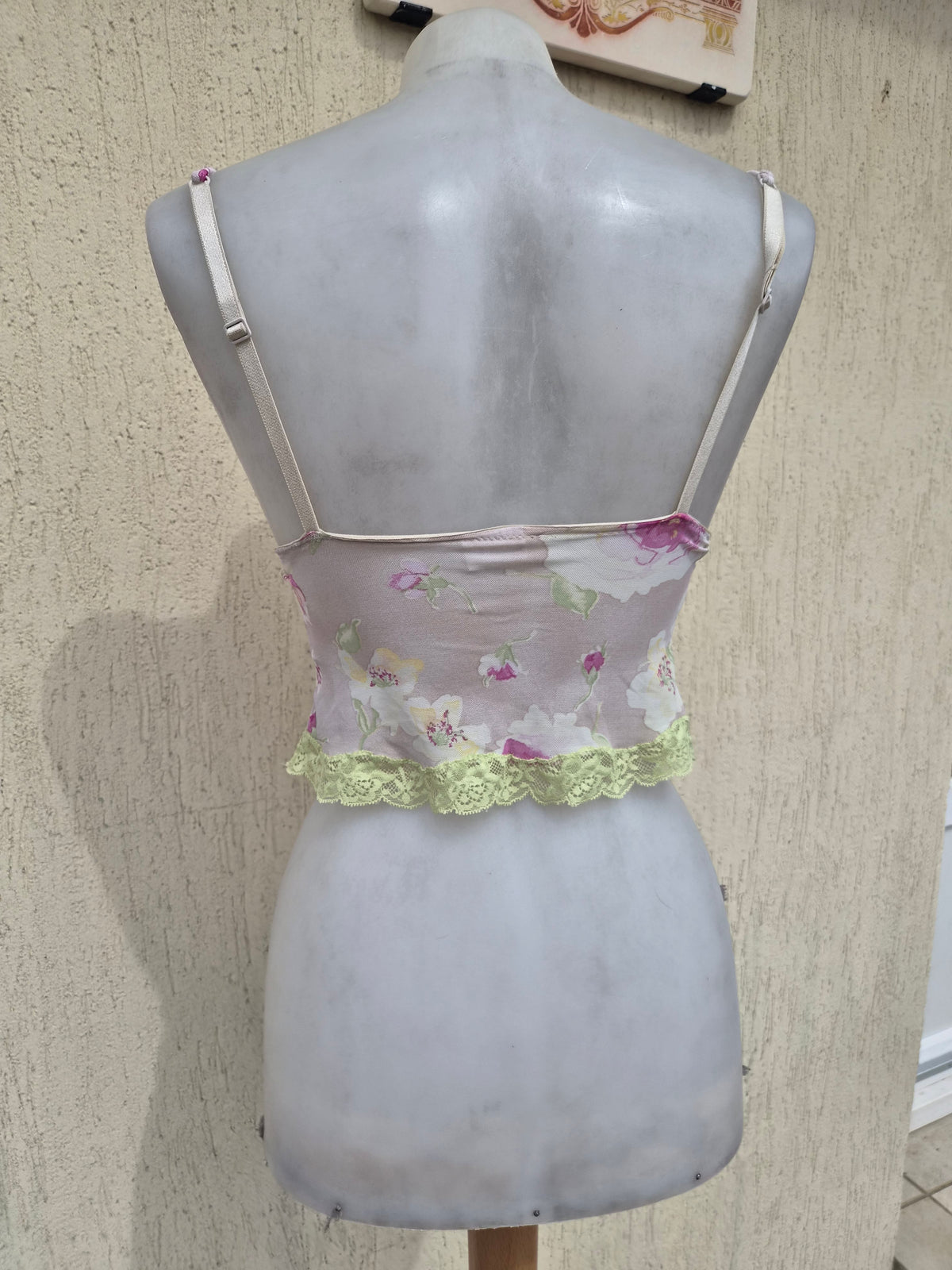 Haut lingerie voile floral