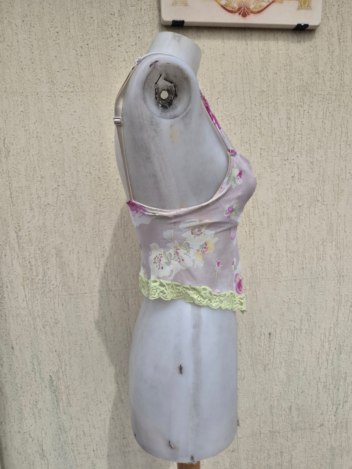 Haut lingerie voile floral