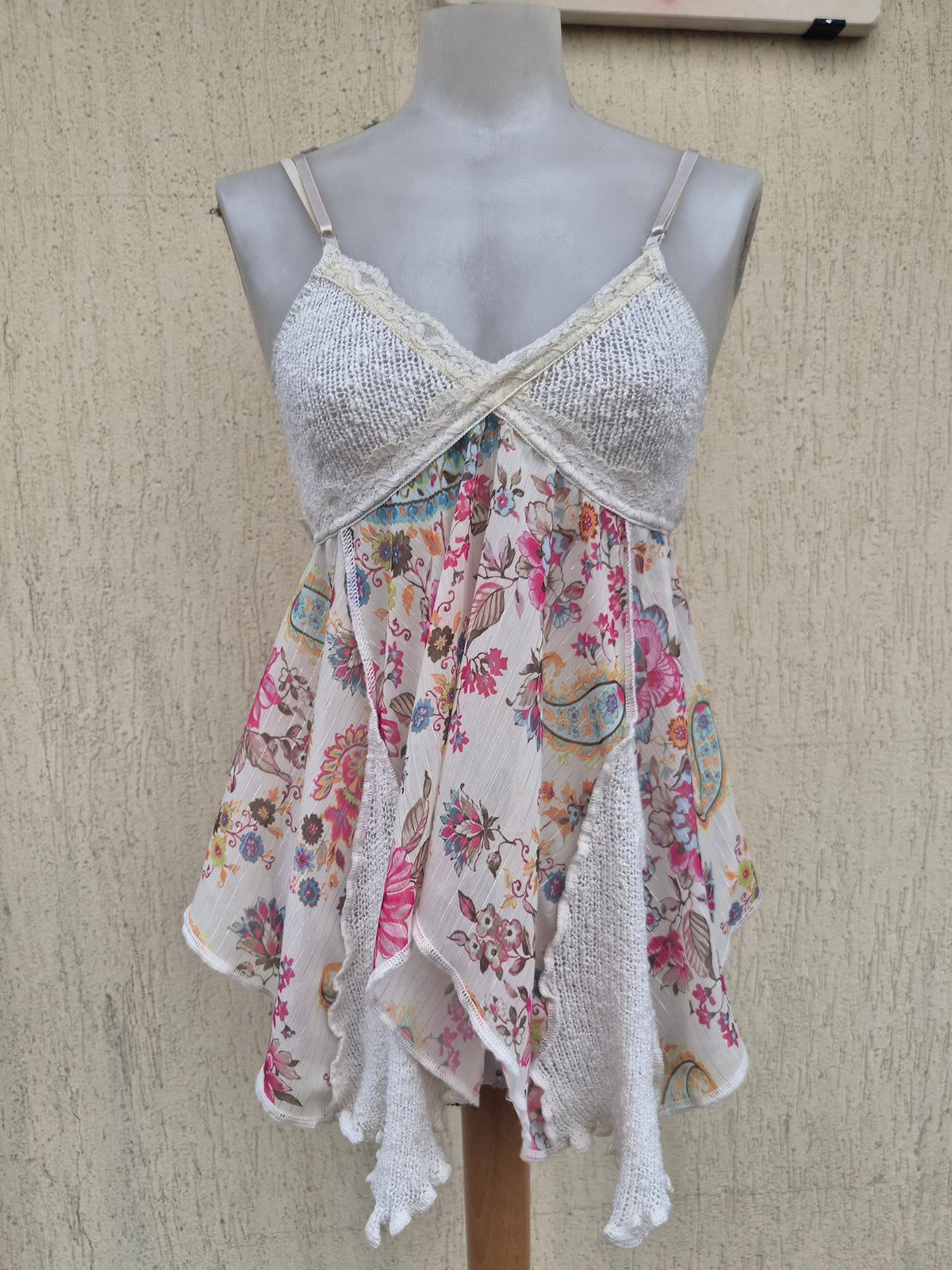 Blue Zone floral voile top