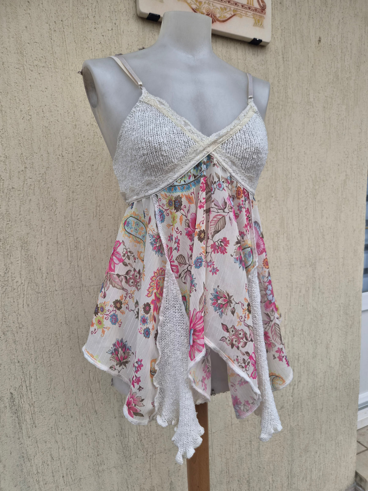 Blue Zone floral voile top