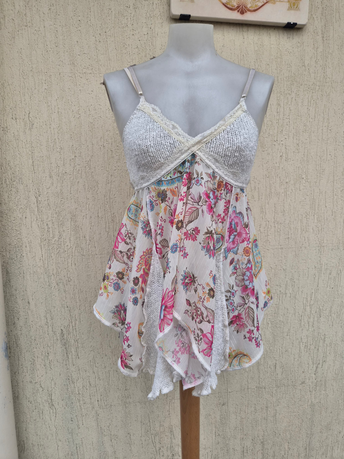 Blue Zone floral voile top