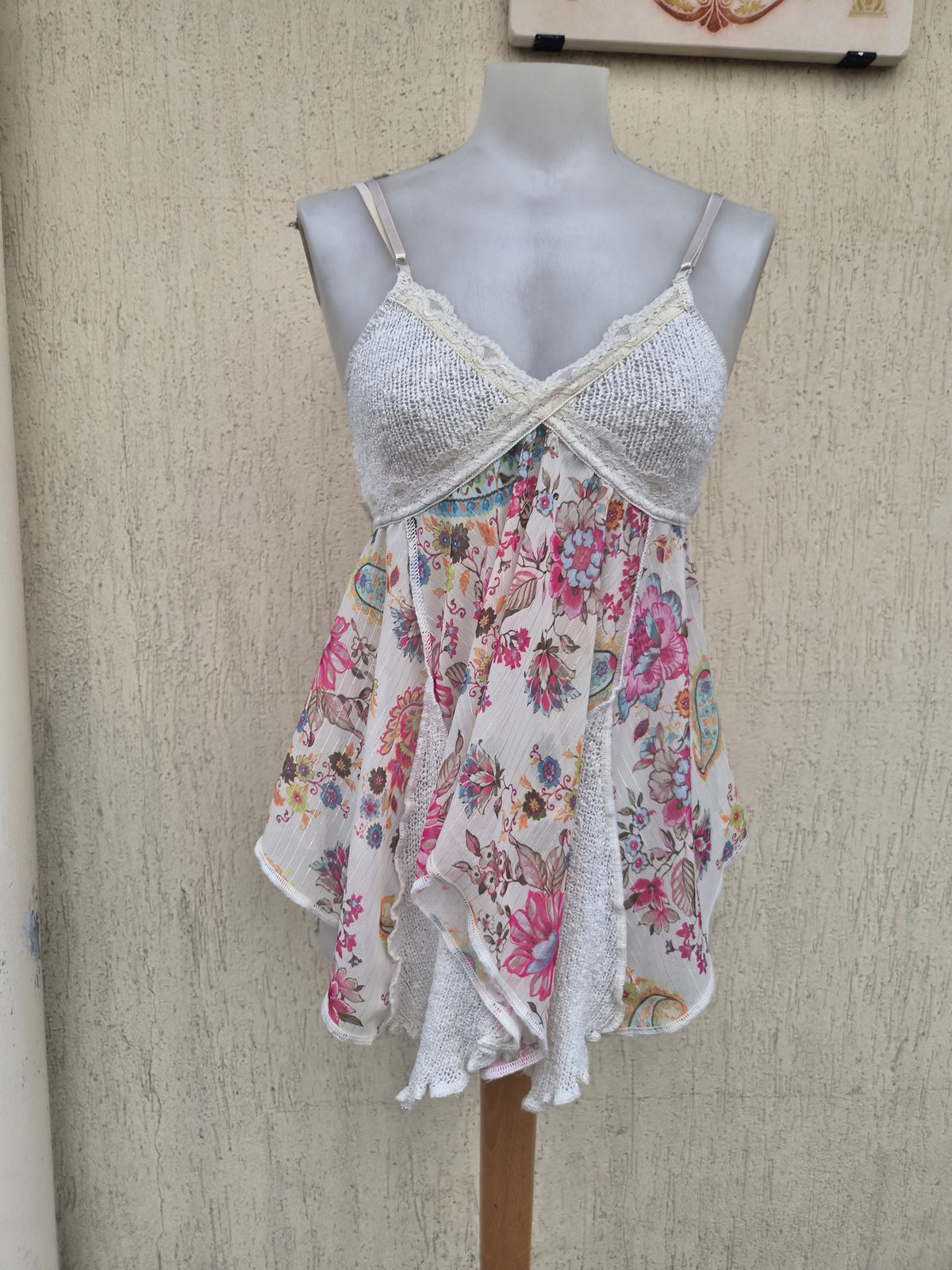 Blue Zone floral voile top