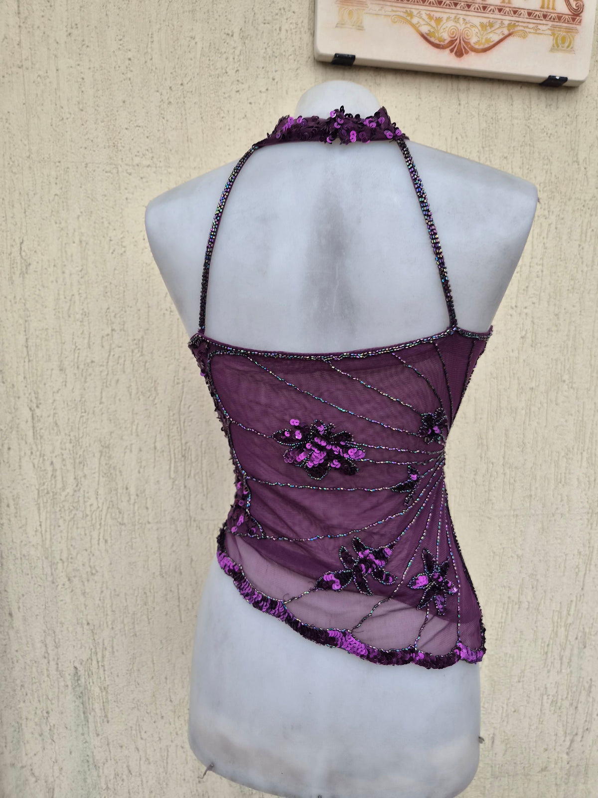 Haut asymétrique à sequins