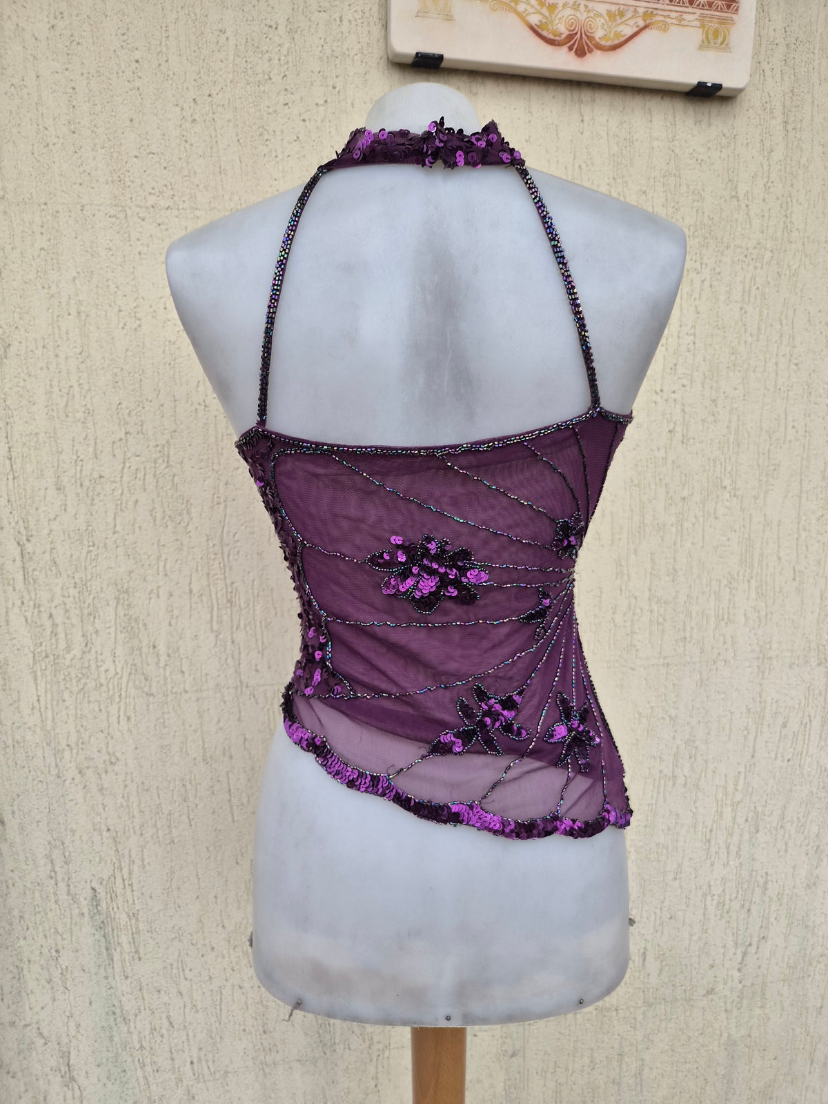 Haut asymétrique à sequins