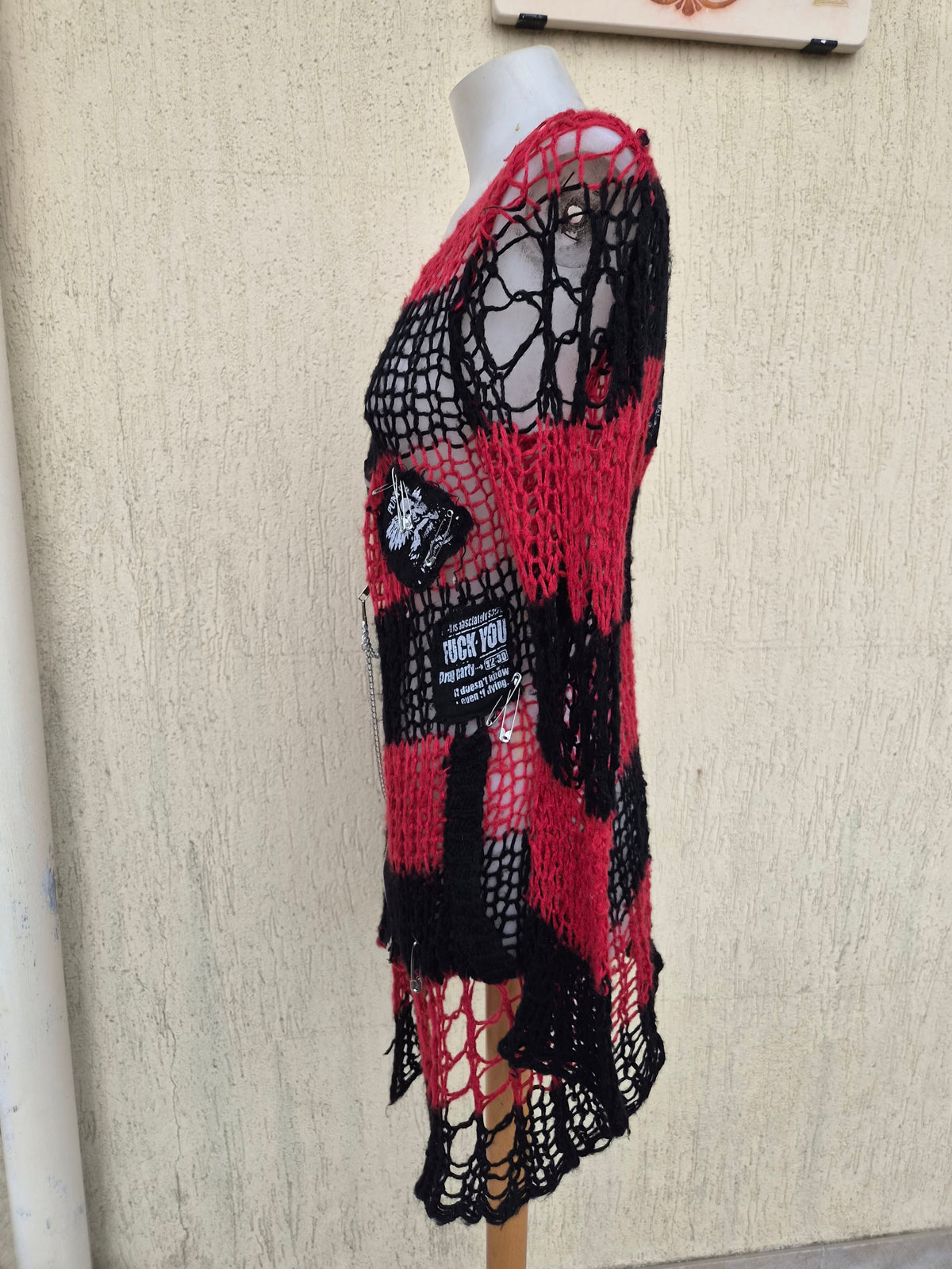 Gilet en maille Punk Rave