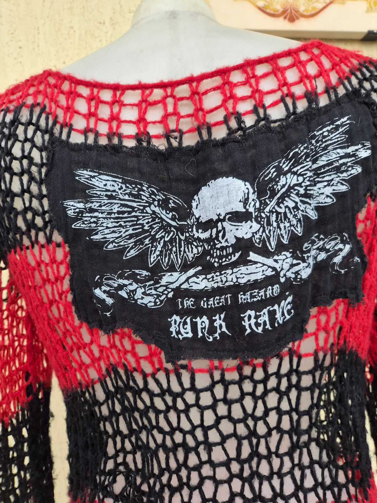 Gilet en maille Punk Rave