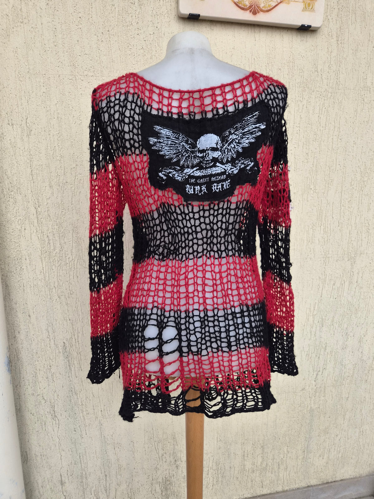 Gilet en maille Punk Rave