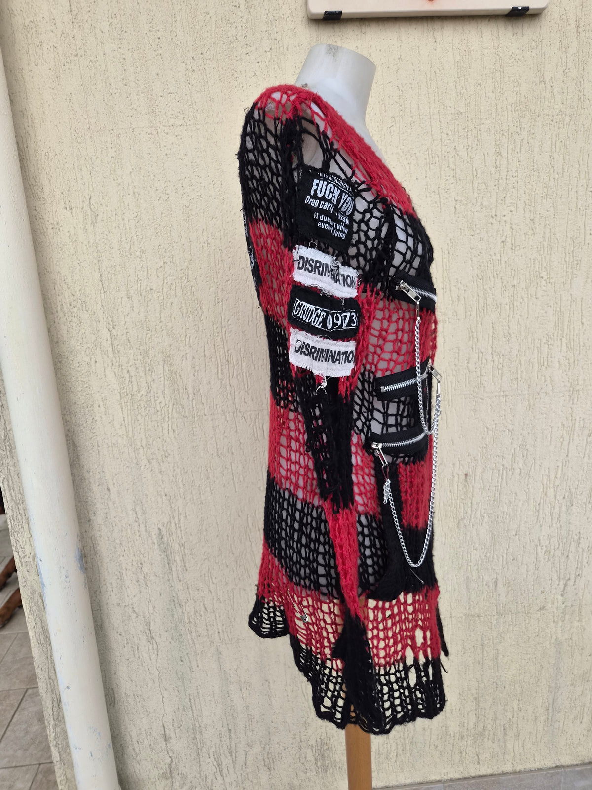 Gilet en maille Punk Rave