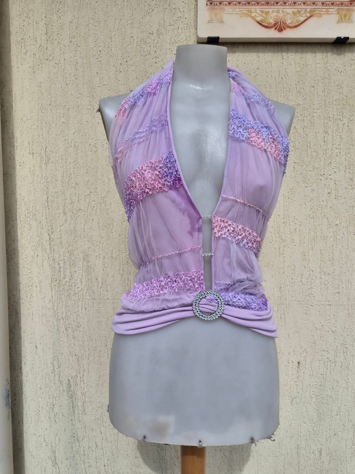 Lila backless top