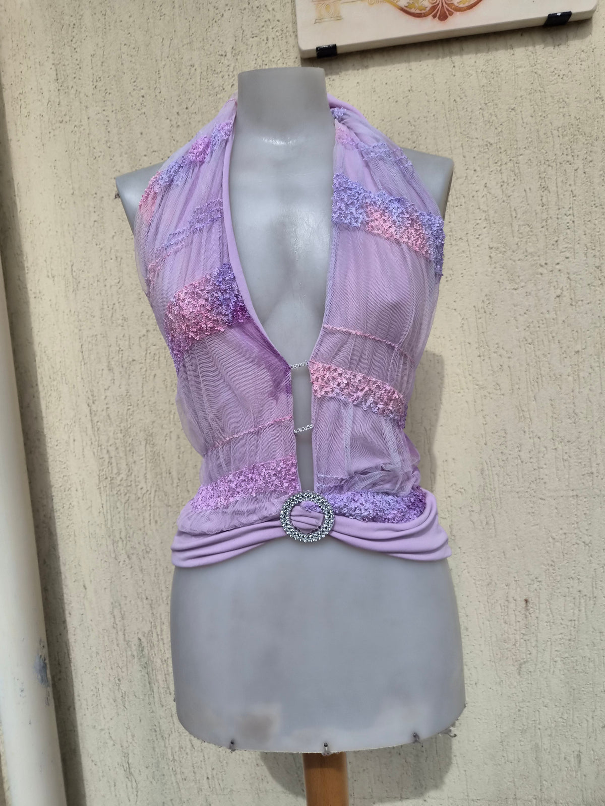 Lila backless top