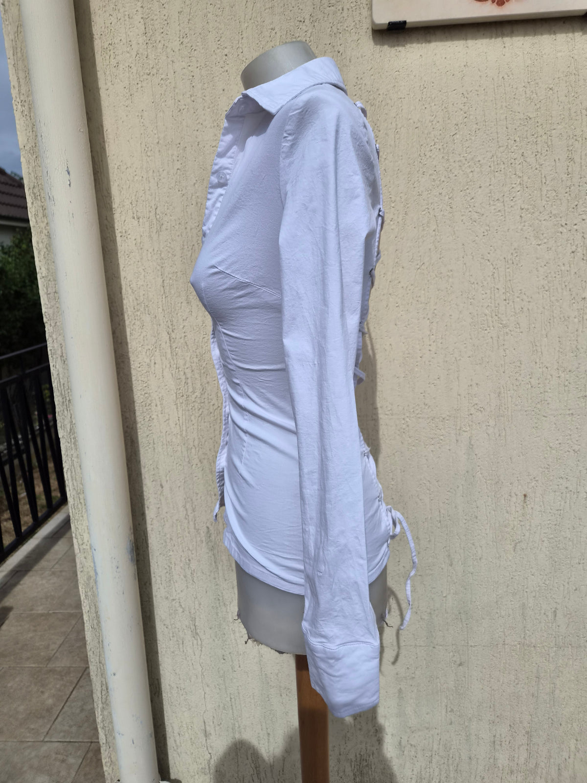 Chemise dos nu à laçage