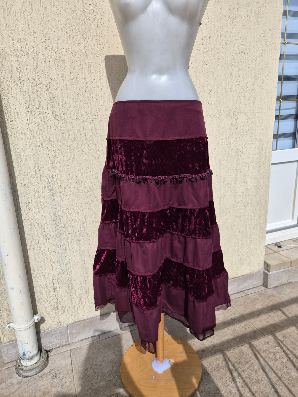 Jupe bordeaux