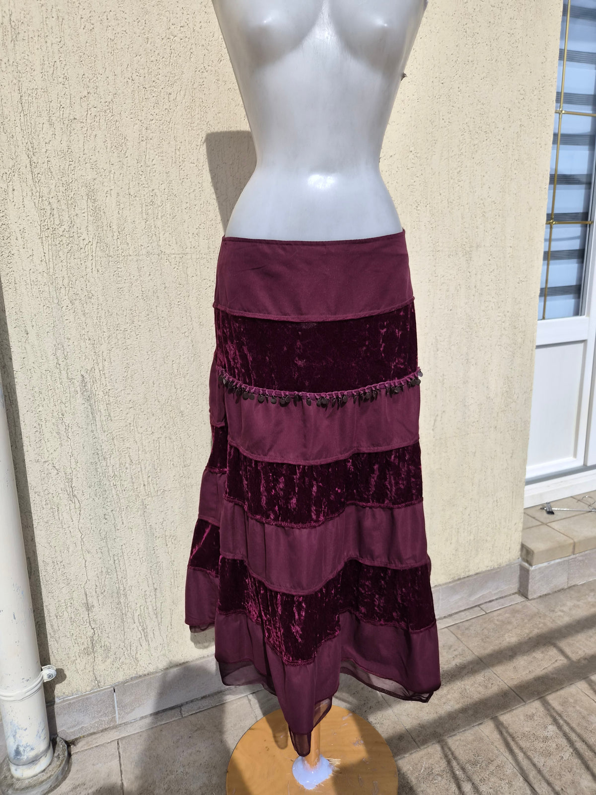 Jupe bordeaux