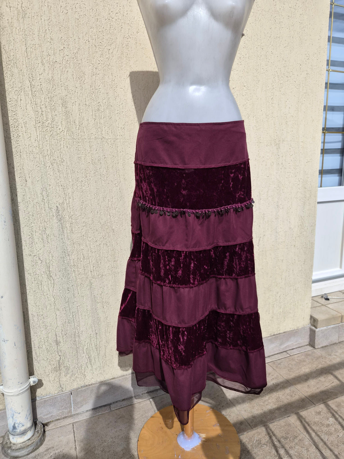 Jupe bordeaux