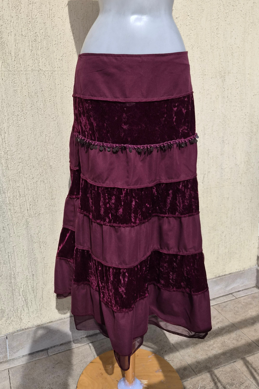 Jupe bordeaux