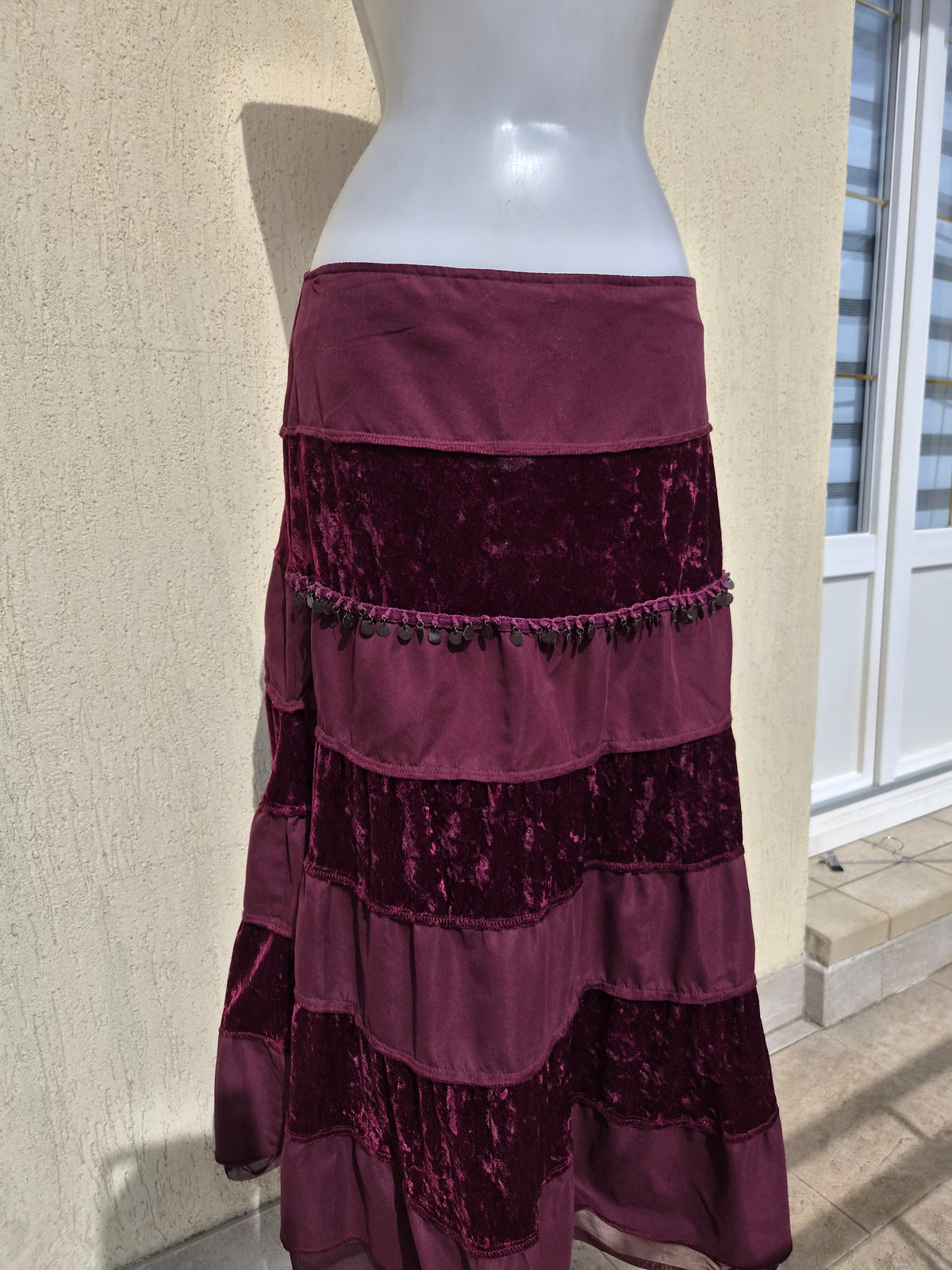 Jupe bordeaux