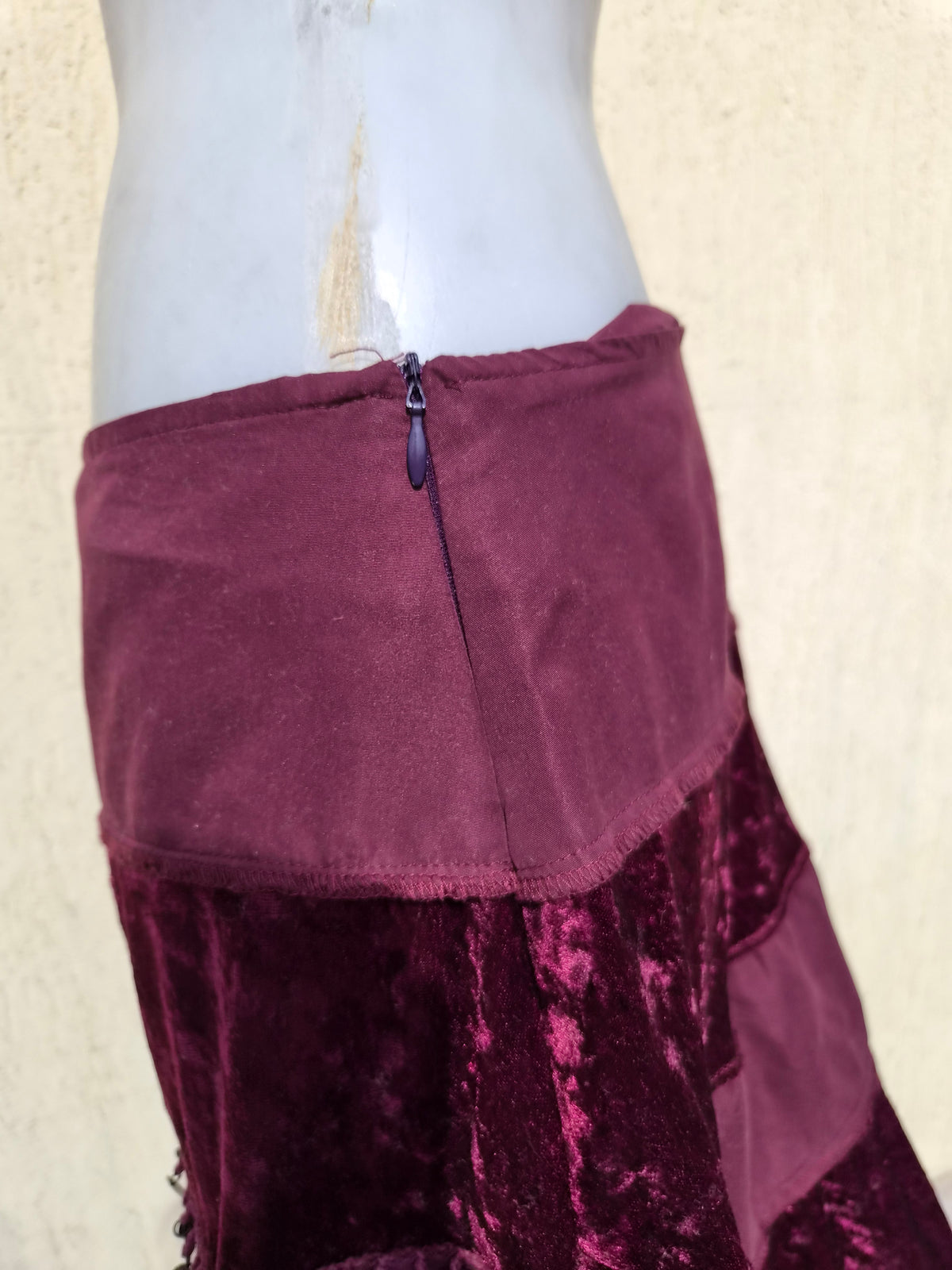 Jupe bordeaux