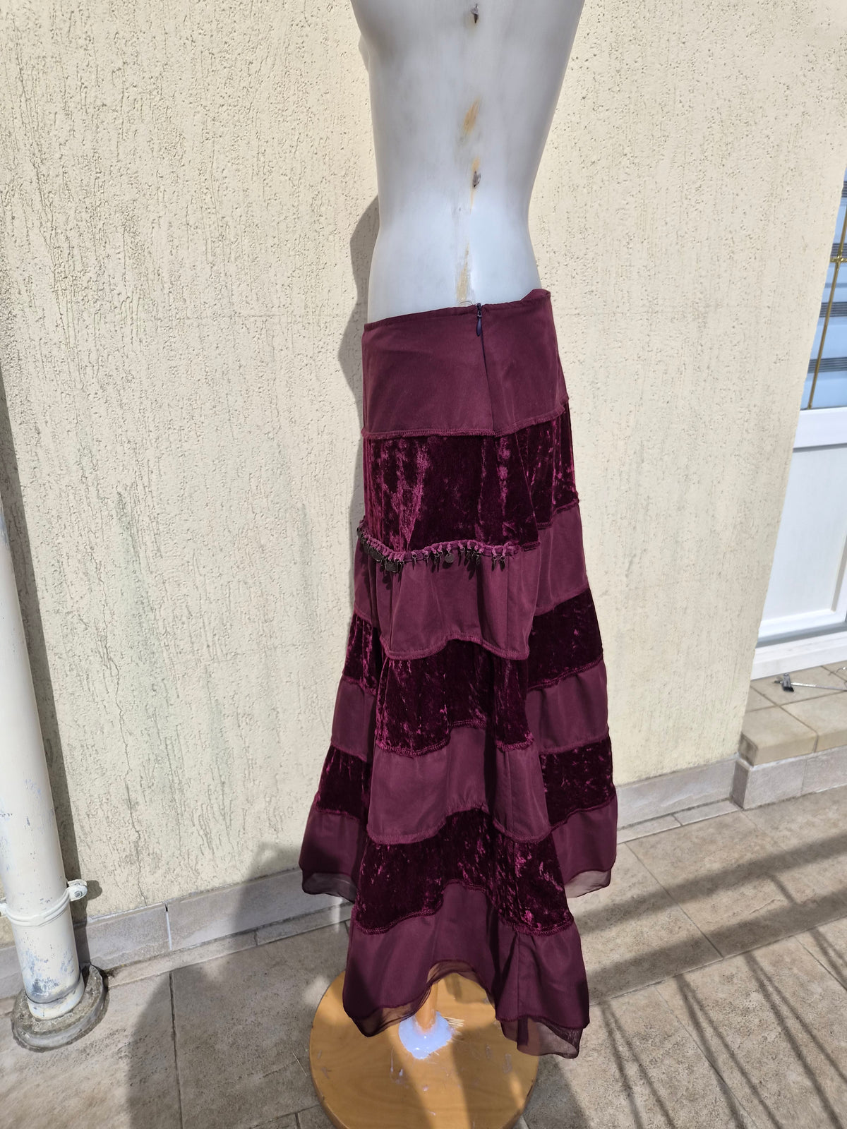 Jupe bordeaux