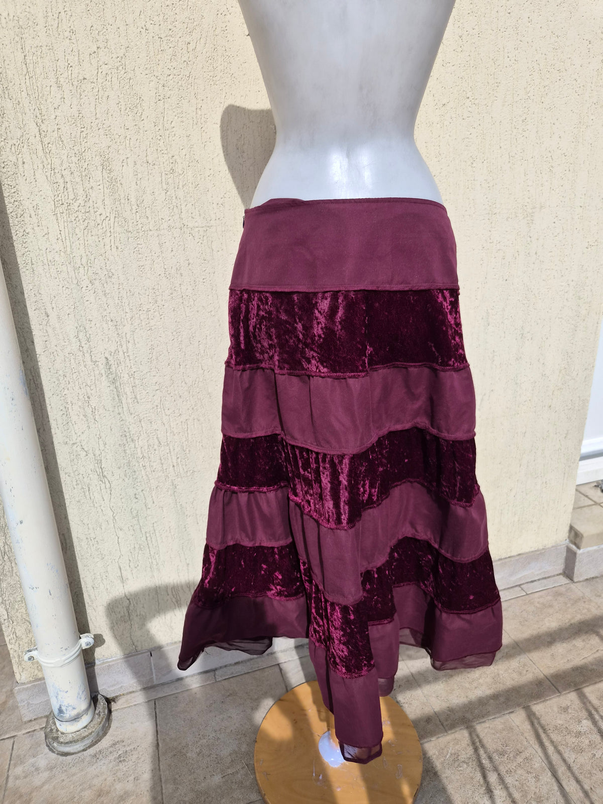Jupe bordeaux