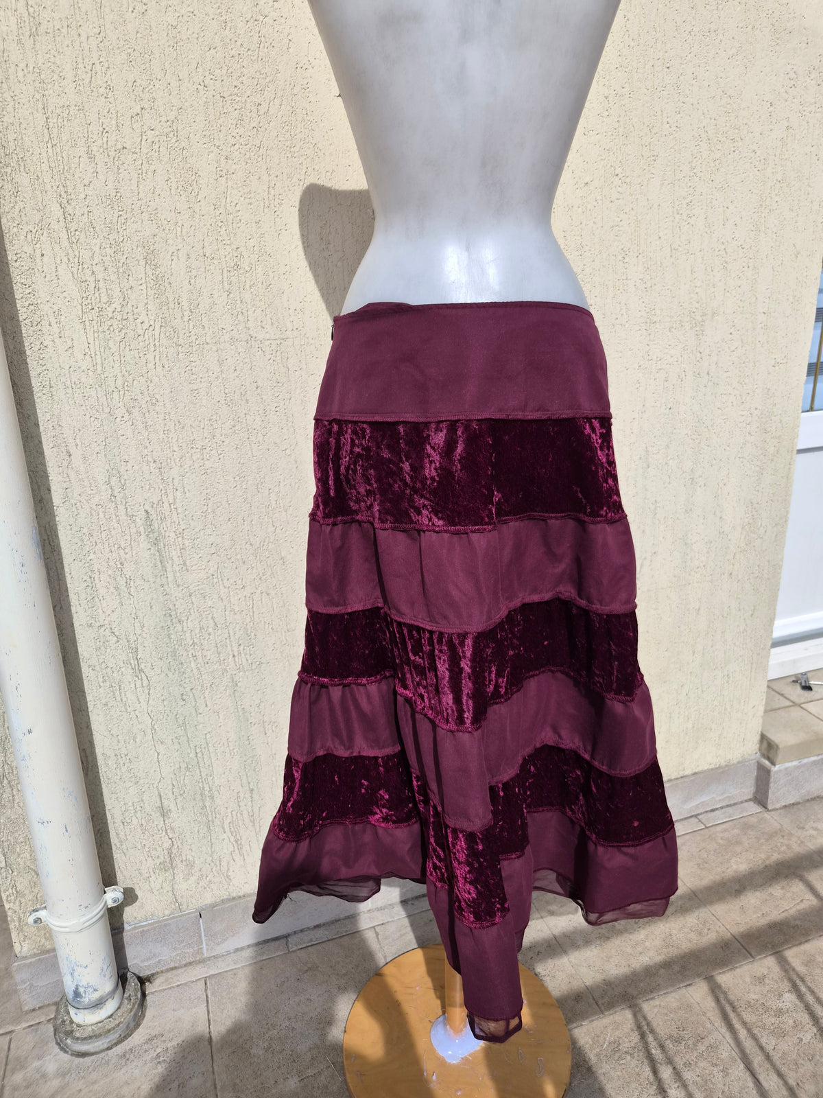 Jupe bordeaux