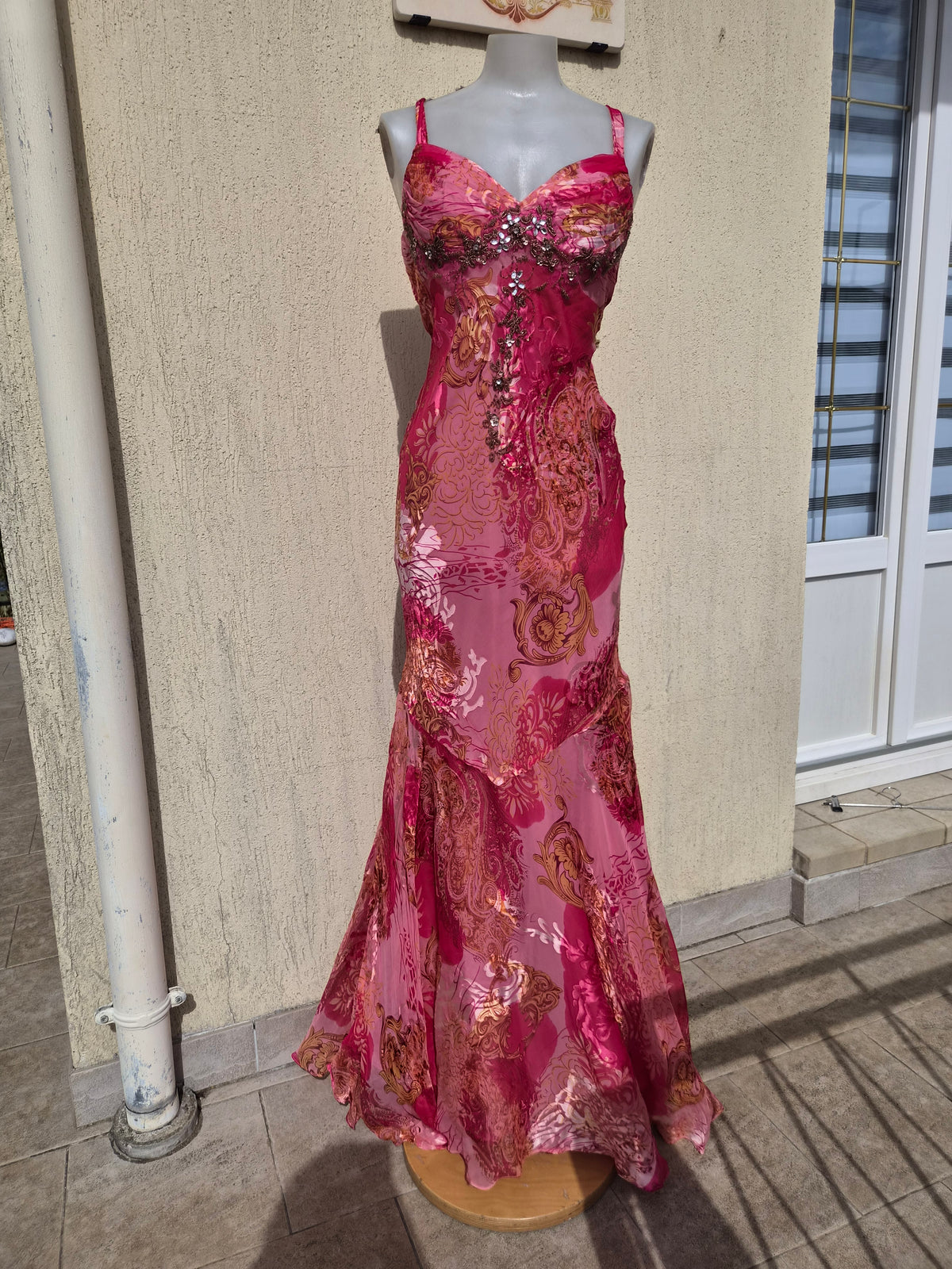 Dave & Johnny floral silk dress