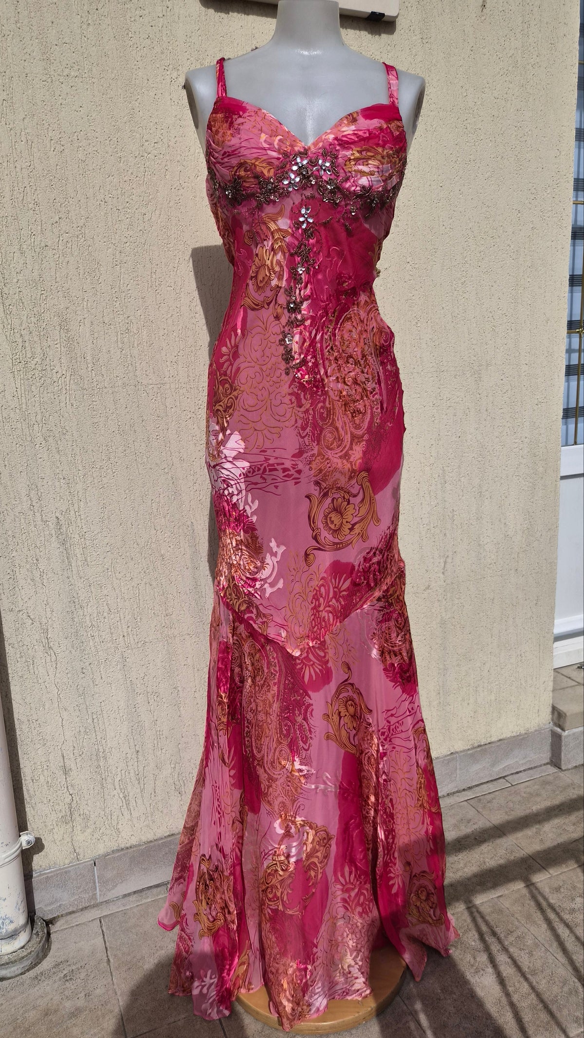 Dave & Johnny floral silk dress