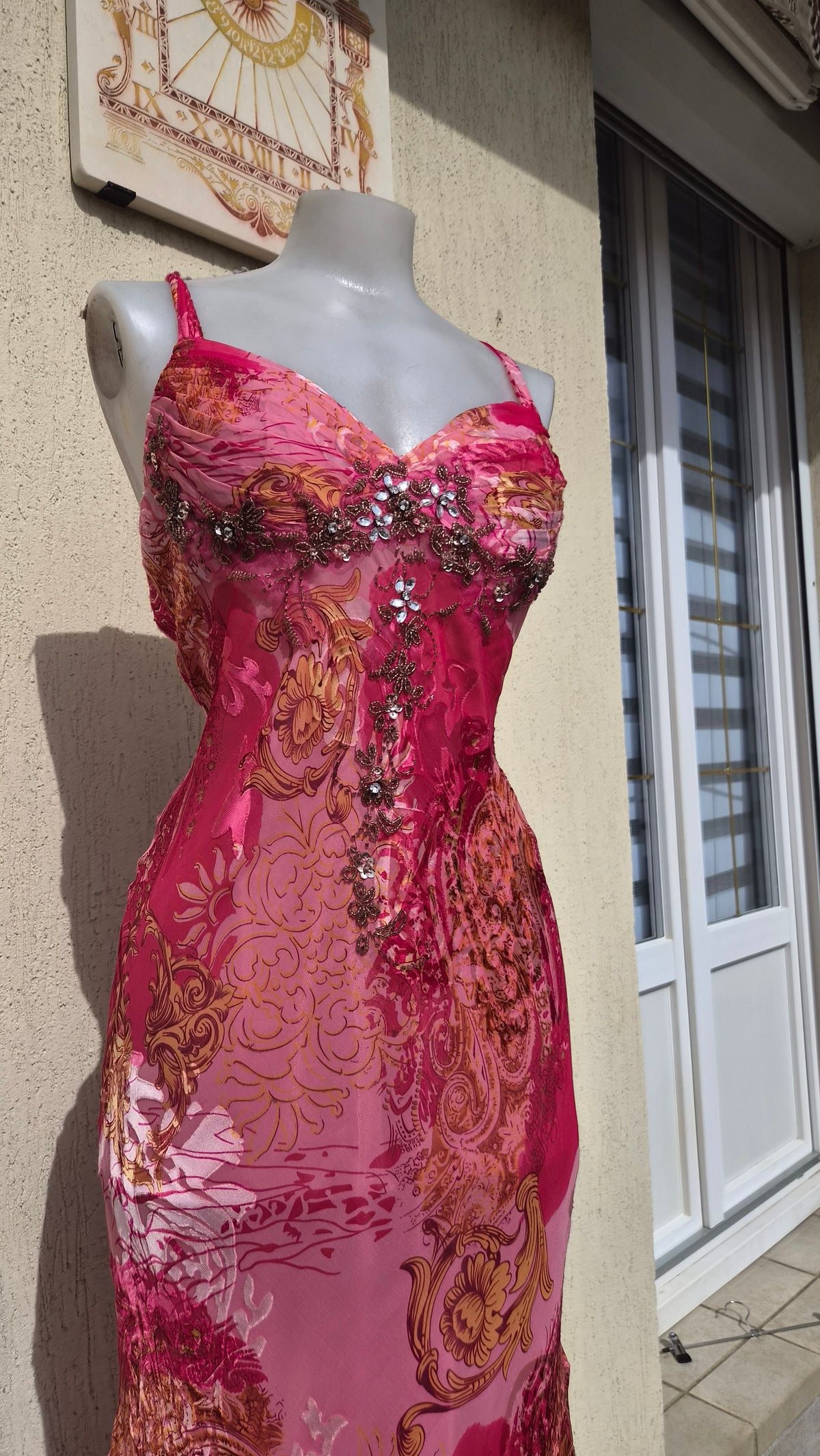Dave & Johnny floral silk dress