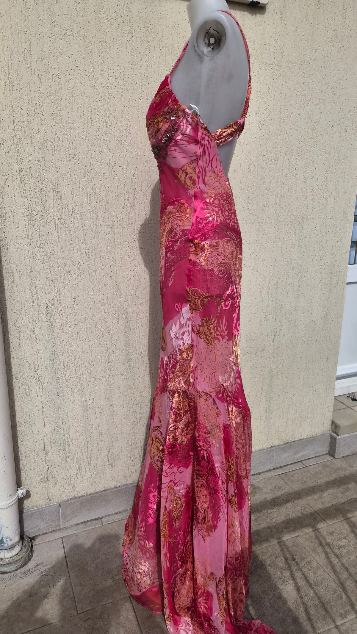 Dave & Johnny floral silk dress