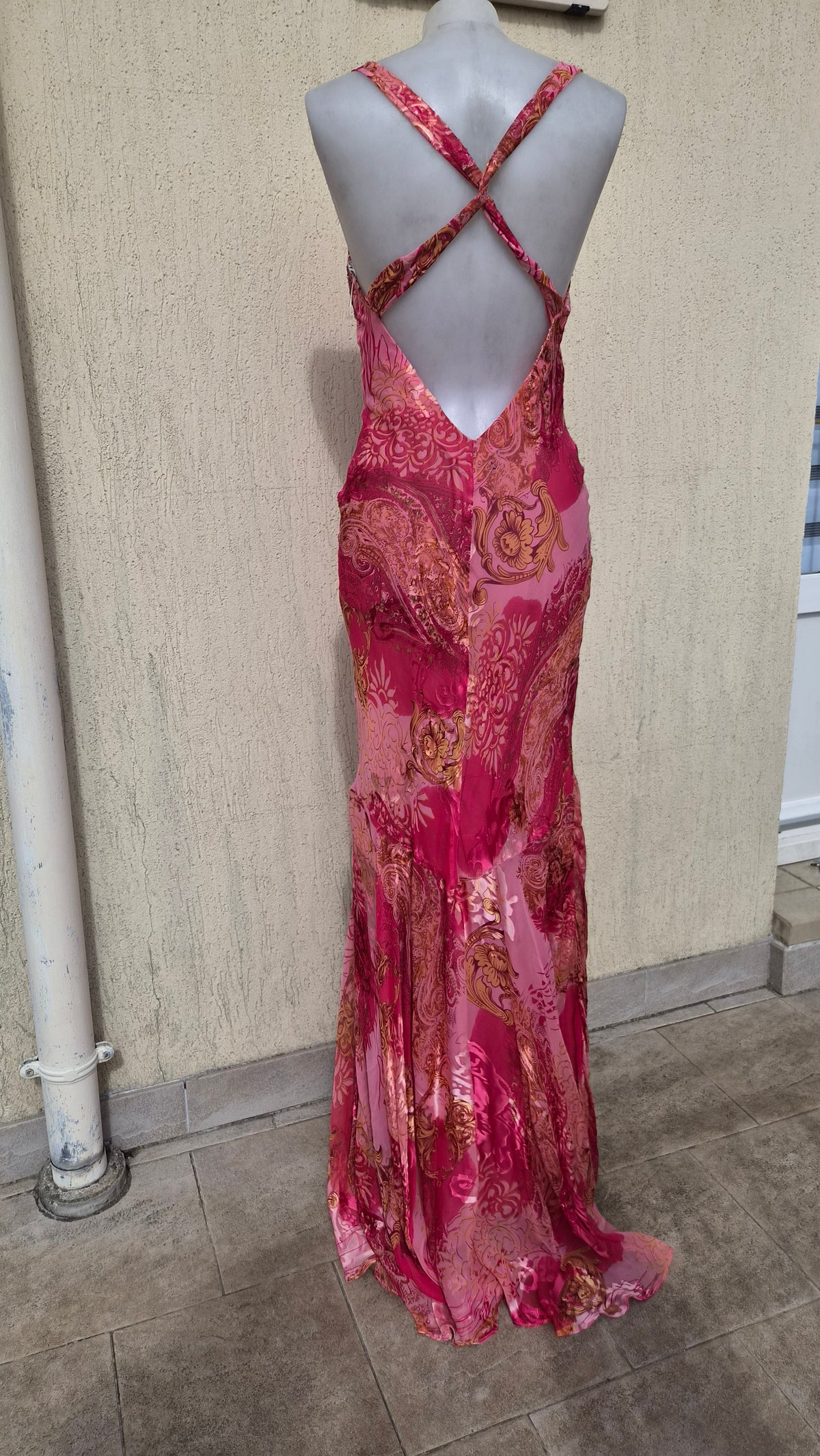 Dave & Johnny floral silk dress
