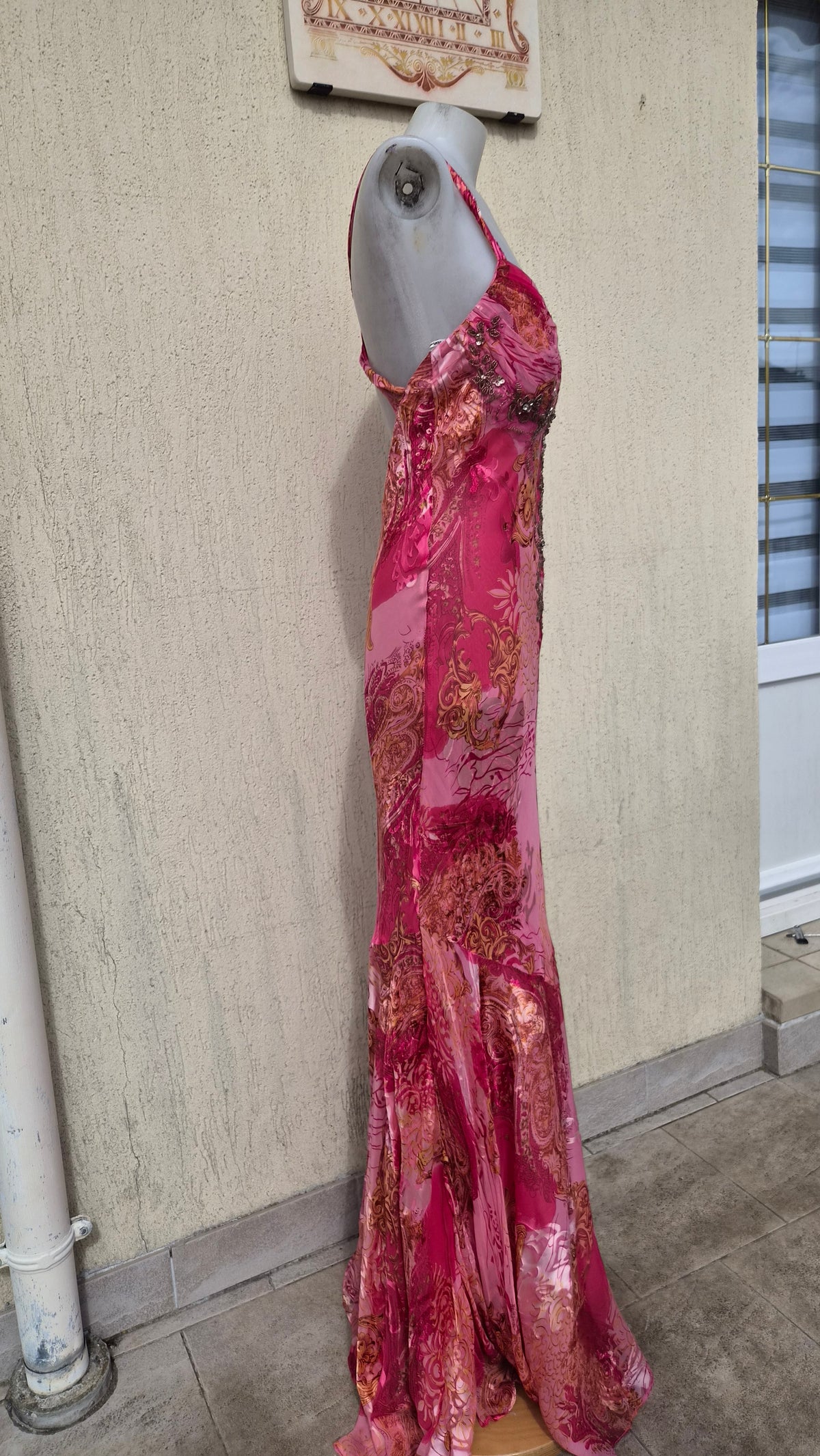 Dave & Johnny floral silk dress