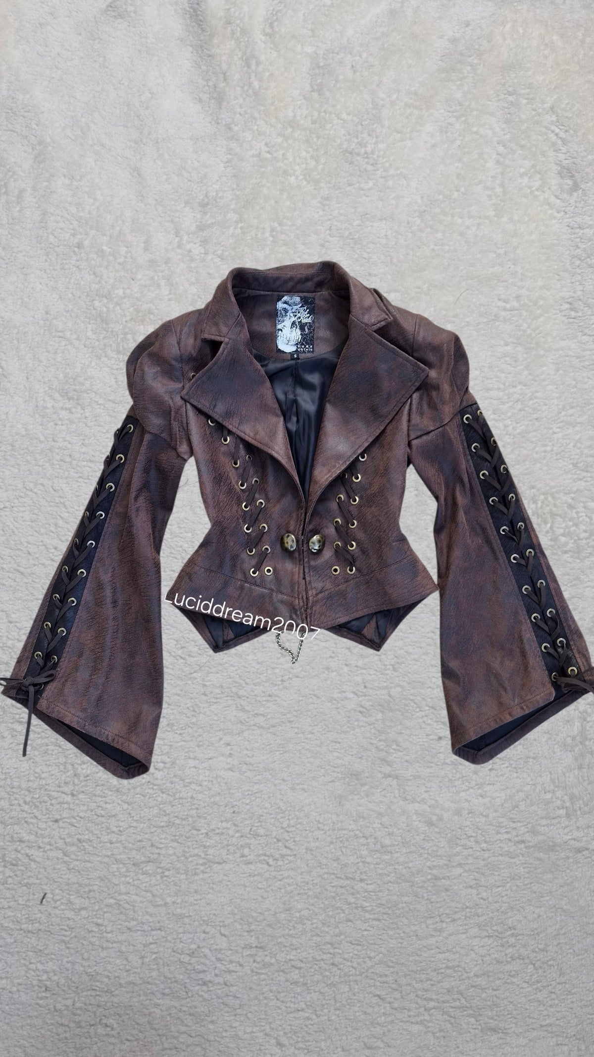 Veste en similicuir Punk Rave