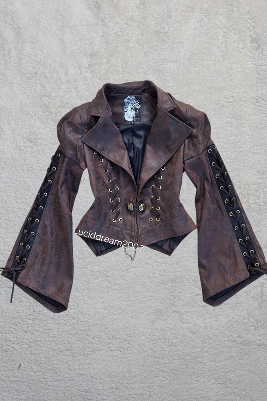 Veste en similicuir Punk Rave