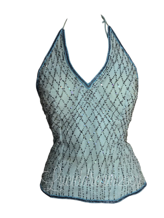 Haut Aftershock bleu
