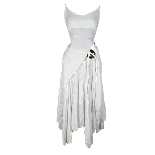 White top and skirt set