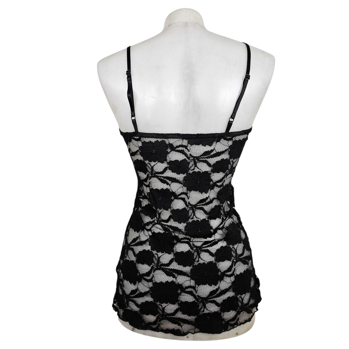 Black lace tank top
