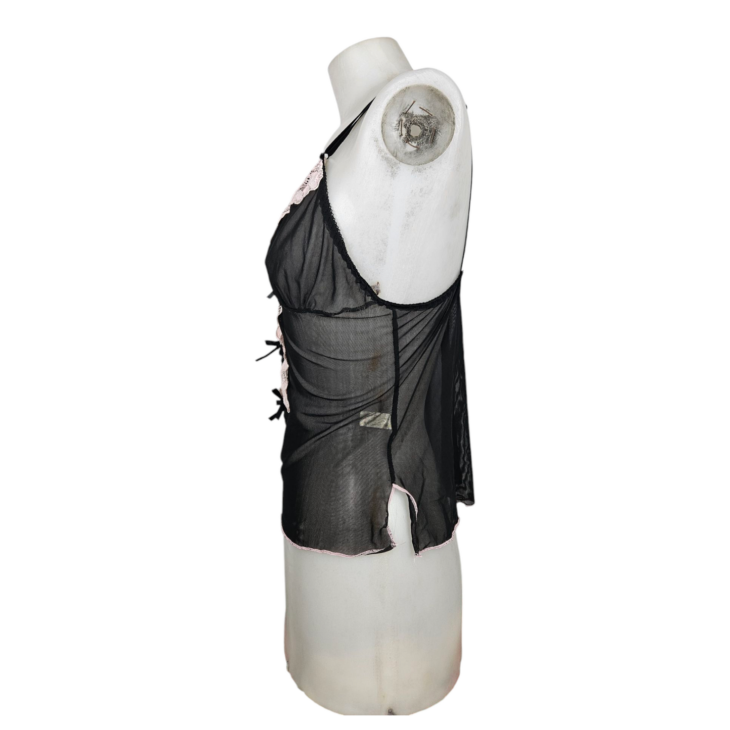 Lingerie tank top in voile