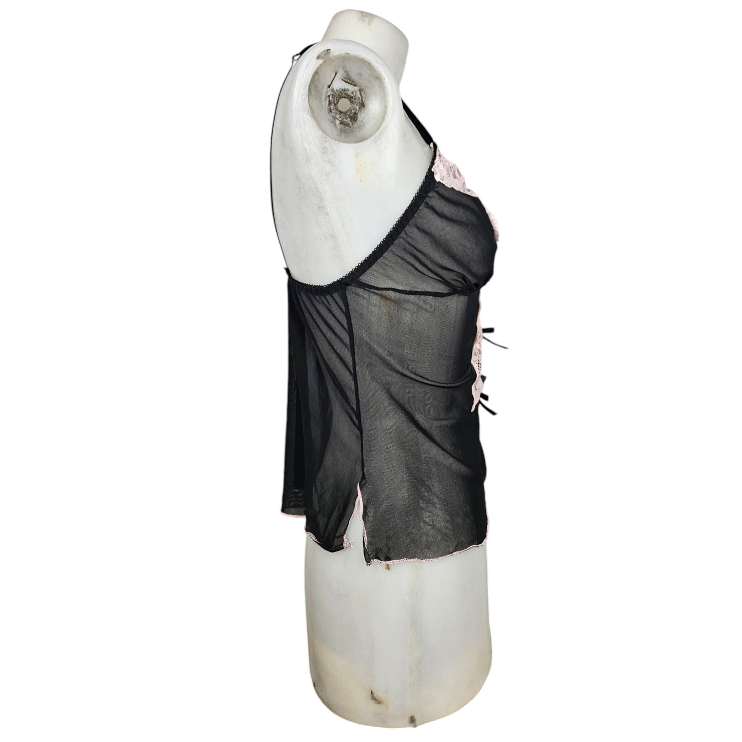 Lingerie tank top in voile