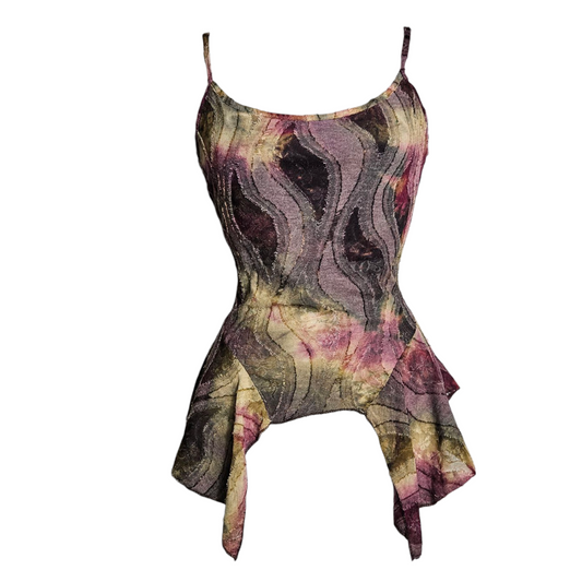 Textured asymmetrical top
