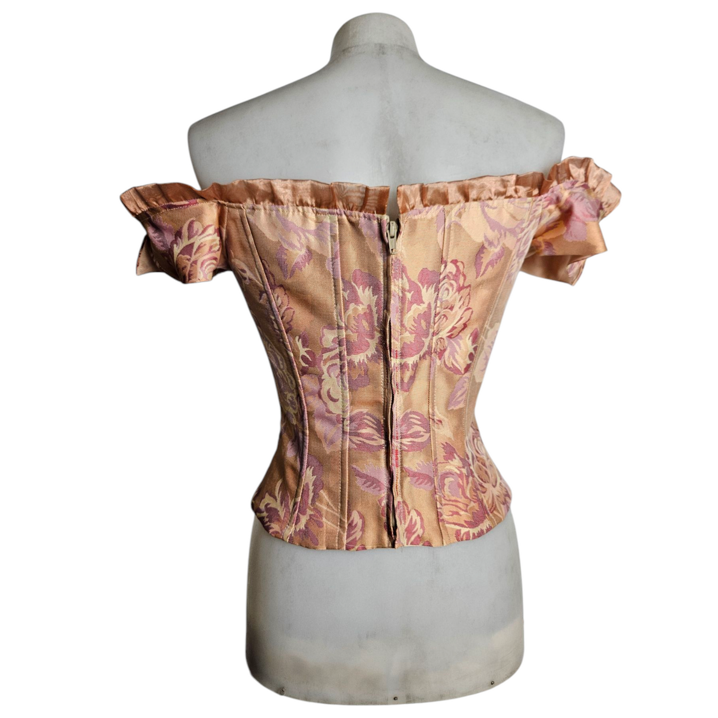 Haut romantique motif floral