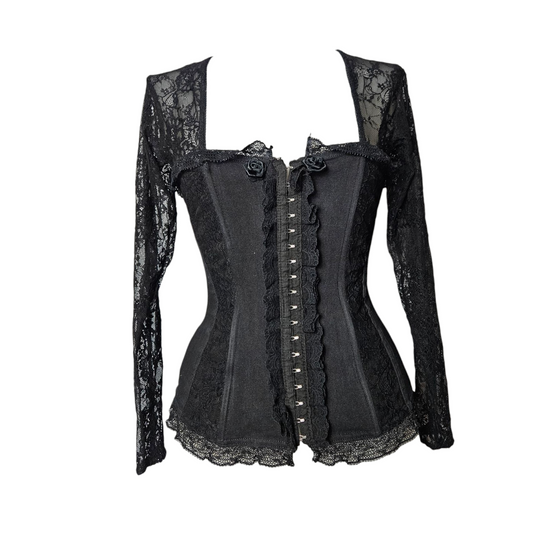 Haut whimsigoth détails dentelle